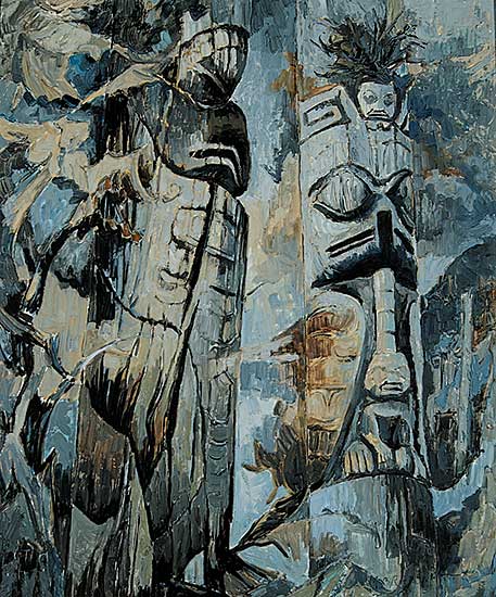 #817 ~ Bradshaw - Eagle Poles of the Haidas
