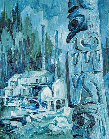 #818 ~ Bradshaw - Pole of Kitwancool [belonged to Chief Wudahayets of Frog Clan]