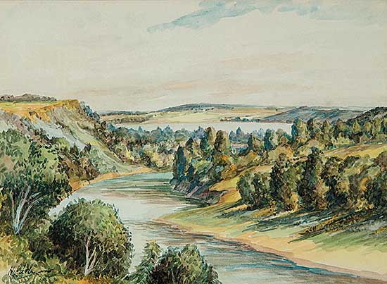 #836 ~ Earle - Untitled - Bow River