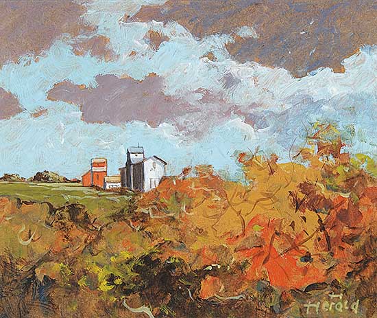 #861 ~ Herold - Prairie Elevators, Saskatchewan