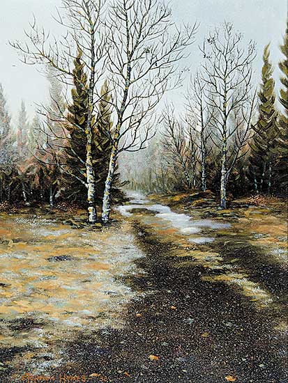 #863 ~ Hynes - Buffalo Paddock Near Banff