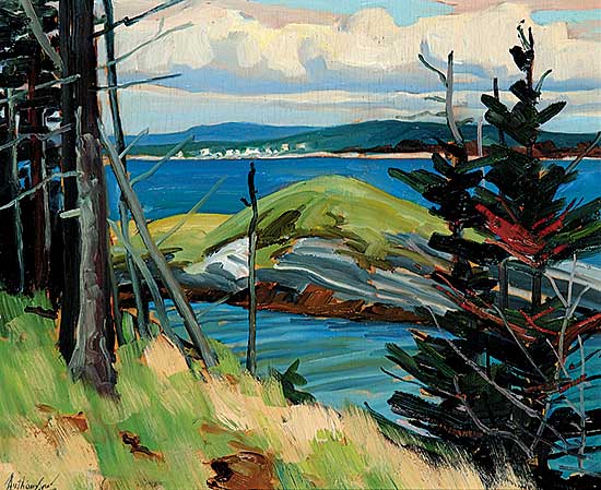 #872 ~ Law - Wind Swept Trees - Cross Island