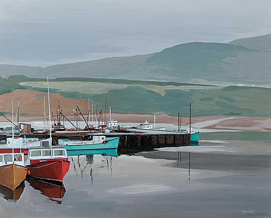 #935 ~ Smith - Fish Boats - South Harbour - Cape North
