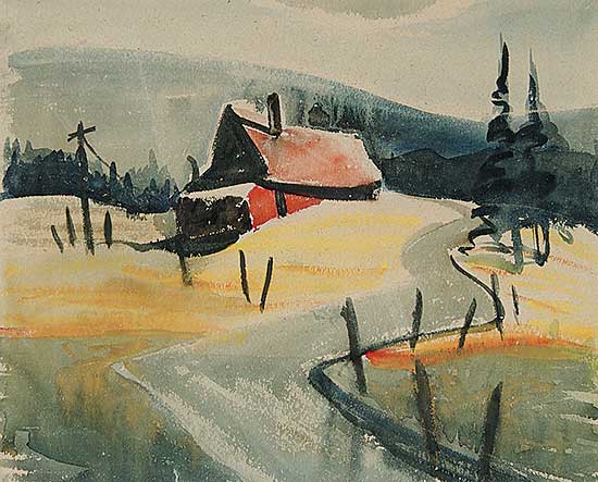 #946 ~ Taylor - Untitled - The Red House near Jasper