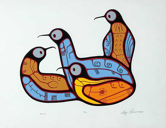#953 ~ Thomas - Loons  #55/98