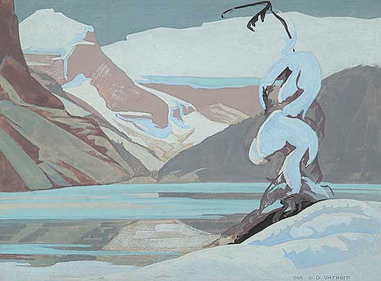 #963 ~ Uhthoff - Untitled - Lake Louise in Winter