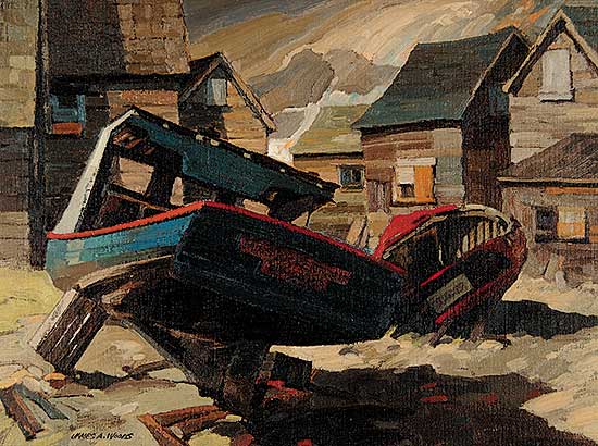 #975 ~ Wood - Untitled - In Dry Dock