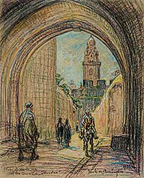 #403 ~ Armington - Tower of the Church of the Dormition, Jerusalem