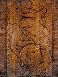 #555 ~ Tremblay - Untitled - Two Figures - Rites of Spring