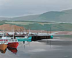 #935 ~ Smith - Fish Boats - South Harbour - Cape North