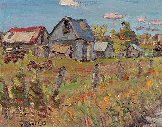 #12 ~ Burton - Group of Barns South of Prospect, Ont.