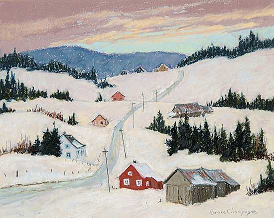 #16 ~ Champagne - Winding into St. Irene, Quebec