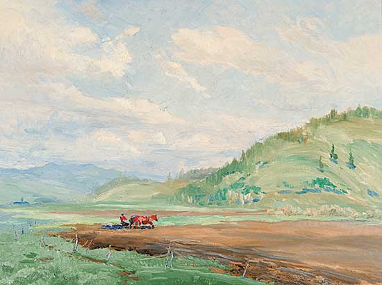 #33 ~ de Grandmaison - Plowing the Field