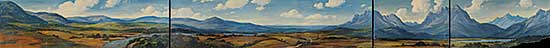 #49.01 ~ Gissing - Untitled - Foothills Panorama