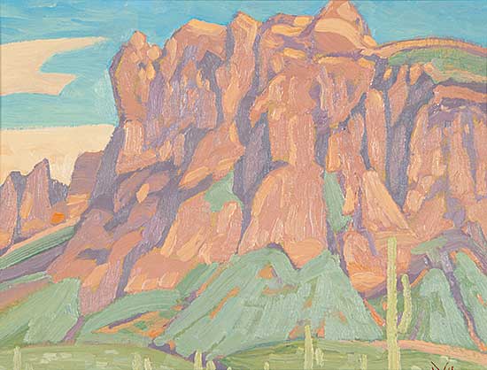 #67 ~ Kerr - West Wall, Superstition Mountains