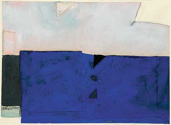 #318 ~ Rogers - Untitled - Blue Foreground
