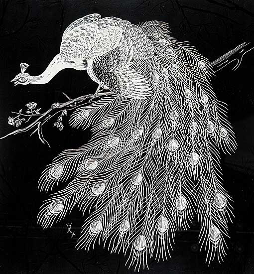 #263 ~ Walcot - Untitled - Peacock