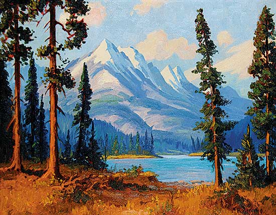 #30 ~ Gissing - Kicking Horse River, Van Horne Range