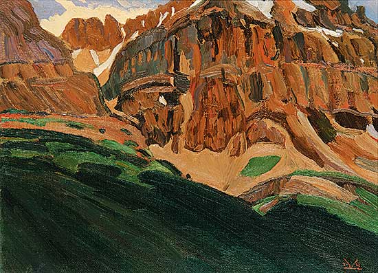 #49 ~ Kerr - Yellow Mountains near Bow Summit