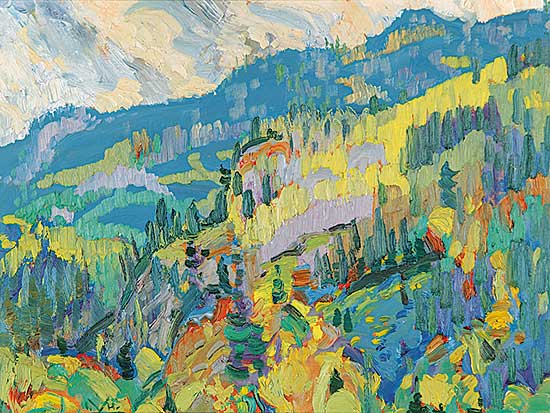 #51 ~ Kerr - Cultus Lake Hillside, Spring