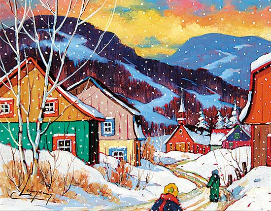 #59 ~ Langevin - Village Quebequois