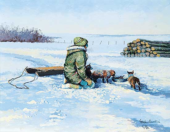 #70 ~ Lonechild - Three Pups