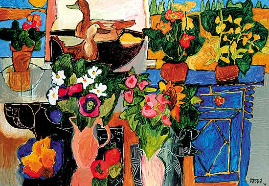 #123 ~ Simard - Still Life with August Flowers