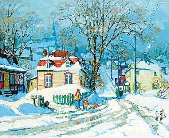 #127 ~ St. Gilles - Village, les eboulements