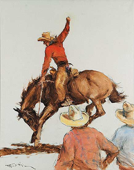 #212 ~ Fried - Untitled - Bronco Riding
