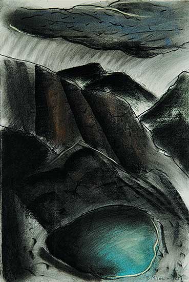 #316 ~ Milne - Untitled - Rocky Mountain Lake