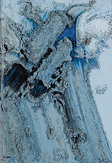 #325 ~ Toupin - Untitled - Blue Abstract