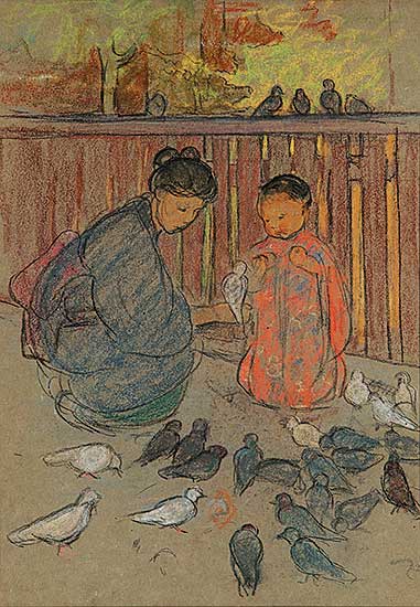 #435 ~ Eastlake - Feeding the Pigeons