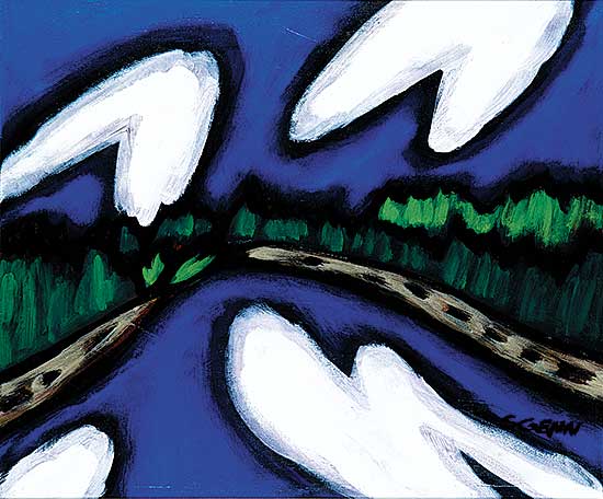 #445 ~ Genn - Route for Dreamers, Mackenzie River, N.W.T.
