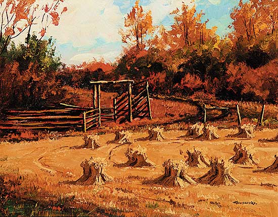 #448 ~ Gonsalves - Cattle Gate - Bragg Creek