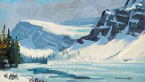#449 ~ Gonsalves - Untitled - Mountains in Winter