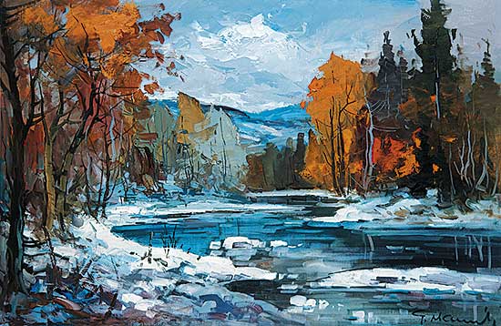 #486 ~ Marich - Untitled - First Snowfall
