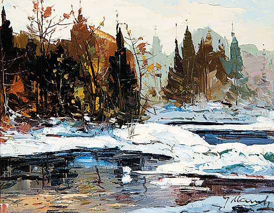 #487 ~ Marich - Untitled - Mountain Stream in the Fall