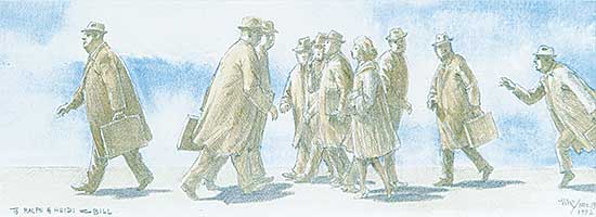 #493 ~ McElcheran - Untitled - A Street Scene