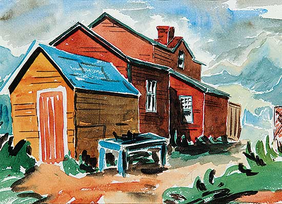 #499 ~ Mitchell - Untitled - The Old Cabin