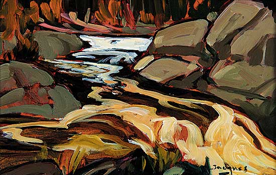 #531 ~ Poirier - Rapids sur la Riviere Chal...