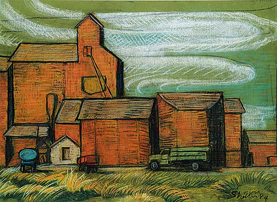 #550 ~ Shelton - Pioneer Grain Elevator