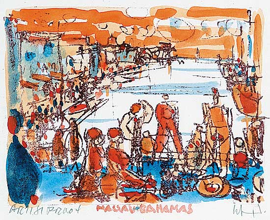 #553 ~ Siebner - Nassau Bahamas  #Artist's Proof
