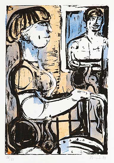#554 ~ Siebner - Untitled - Woman and Man - #25/50