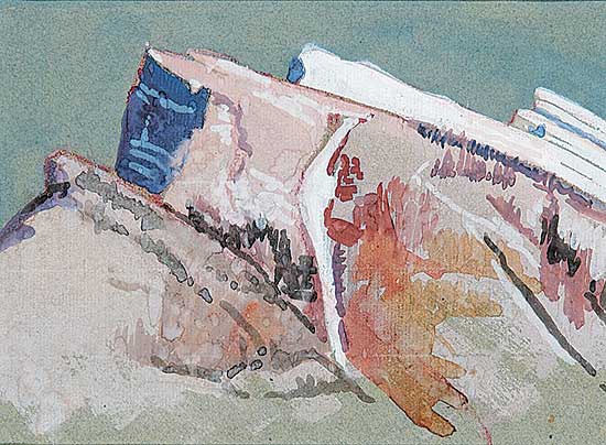 #575 ~ Uhthoff - Untitled - Mount Rundle westside