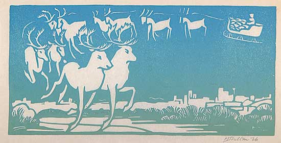 #107 ~ Shelton - Santa Claus, Reindeer