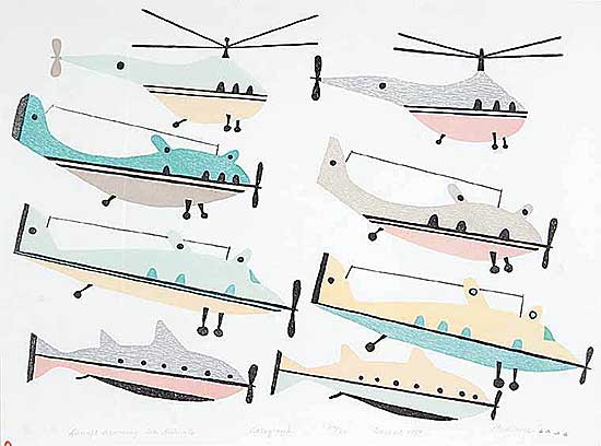 #13 ~ Etidlooie - Aircraft Becoming Sea Animals  #29/50