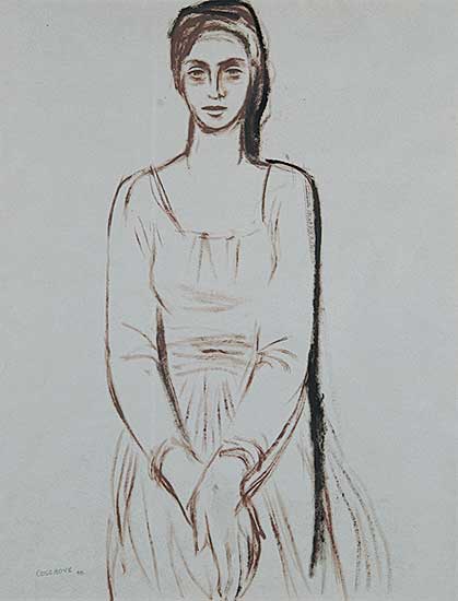 #16 ~ Cosgrove - Untitled - Seated Figure