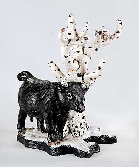 #24 ~ Fafard - Untitled - Cow and Tree