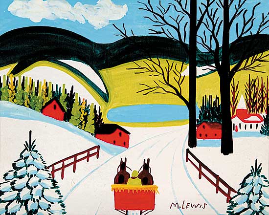 #44 ~ Lewis - Untitled - Spring Comes to the Maritimes