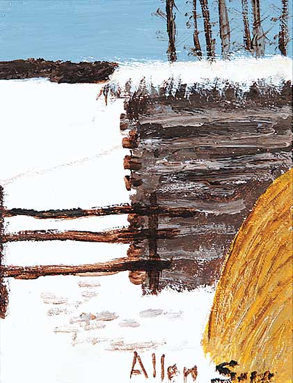 #74.5 ~ Sapp - Haystack Inside Wood Fence
